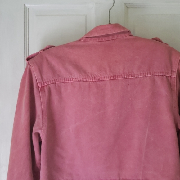 Pink Denim Jacket Sz M - Picture 6 of 6